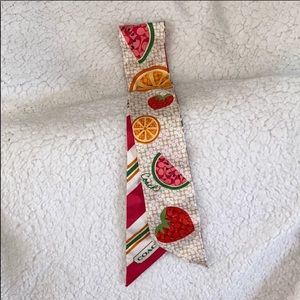 Coach purse scarf